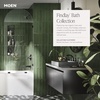 image:imageMoen 84516BZG Findlay Bronzed Gold SingleHandle Bathroom FaucetSpot Resist Brushed Nickel