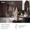 image:imageMoen 84516BZG Findlay Bronzed Gold SingleHandle Bathroom FaucetSpot Resist Brushed Nickel