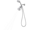image:imageMoen 8Function Combo Shower Head with Handheld Shower Head and Hose 3Way Diverter Wall Mount Dual Shower Head Chrome 280C1Chrome