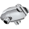 image:imageMoen 8Function Combo Shower Head with Handheld Shower Head and Hose 3Way Diverter Wall Mount Dual Shower Head Chrome 280C1Chrome
