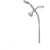 image:imageMoen 8Function Combo Shower Head with Handheld Shower Head and Hose 3Way Diverter Wall Mount Dual Shower Head Chrome 280C1Spot Resist Brushed Nickel