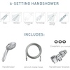 image:imageMoen Attune Shower Head with Handheld Sprayer 6 Shower Head Spray Settings Matte Black 218H0BLChrome