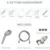 image:imageMoen Attune Shower Head with Handheld Sprayer 6 Shower Head Spray Settings Matte Black 218H0BLSpot Resist Brushed Nickel