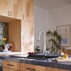 image:imageMoen Crisan Single Handle Pulldown Kitchen Faucet Featuring Power Boost and Reflex Docking System Matte Black 87237BLChrome