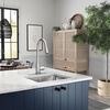 image:imageMoen Crisan Single Handle Pulldown Kitchen Faucet Featuring Power Boost and Reflex Docking System Matte Black 87237BLChrome