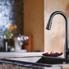 image:imageMoen Crisan Single Handle Pulldown Kitchen Faucet Featuring Power Boost and Reflex Docking System Matte Black 87237BLMatte Black