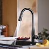 image:imageMoen Crisan Single Handle Pulldown Kitchen Faucet Featuring Power Boost and Reflex Docking System Matte Black 87237BLMatte Black