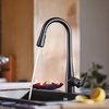 image:imageMoen Crisan Single Handle Pulldown Kitchen Faucet Featuring Power Boost and Reflex Docking System Matte Black 87237BLMatte Black