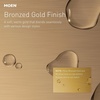 image:imageMoen Inara Bronzed Gold Widespread Bathroom Faucet with Drain Assembly for 3Hole Applications 84043BZGBronzed Gold