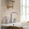 image:imageMoen Inara Bronzed Gold Widespread Bathroom Faucet with Drain Assembly for 3Hole Applications 84043BZGChrome