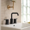 image:imageMoen Inara Bronzed Gold Widespread Bathroom Faucet with Drain Assembly for 3Hole Applications 84043BZGMatte Black