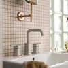 image:imageMoen Inara Bronzed Gold Widespread Bathroom Faucet with Drain Assembly for 3Hole Applications 84043BZGSpot Resist Nickel
