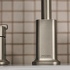 image:imageMoen Inara Bronzed Gold Widespread Bathroom Faucet with Drain Assembly for 3Hole Applications 84043BZGSpot Resist Nickel