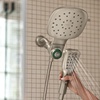 image:imageMoen Inara Matte Black SingleHandle 6Spray Tub and Shower Faucet with Valve 7Inch Showerhead and Magnetix Handheld Showerhead 84042BLSpot Resist Brushed Nickel
