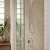 image:imageMoen Inara Matte Black SingleHandle 6Spray Tub and Shower Faucet with Valve 7Inch Showerhead and Magnetix Handheld Showerhead 84042BLSpot Resist Brushed Nickel