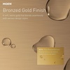 image:imageMoen Inara Spot Resist Brushed Nickel Handshower and Rainfall Shower Head with Lever Handle Tub Spout and Metal Hose 84041SRNBronzed Gold