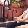 image:imageMoen Instant Hot SIP Faucet with Insulated Spout Brushed Gold 2Step Activation and HandsFree Filling Requires Tank Sold Separately IH7660BGBlack