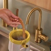 image:imageMoen Instant Hot SIP Faucet with Insulated Spout Brushed Gold 2Step Activation and HandsFree Filling Requires Tank Sold Separately IH7660BGBrushed Gold