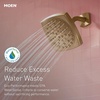 image:imageMoen Revyl Matte Black SingleHandle 6Spray Tub and Shower Faucet with Valve 7Inch Showerhead and Magnetix Handheld Showerhead 82772BLBronzed Gold
