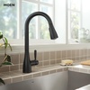 image:imageMoen Shoreway Single Handle PullDown Kitchen Faucet with Power Clean and Reflex Matte Black 87236BLBlack