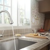image:imageMoen Shoreway Single Handle PullDown Kitchen Faucet with Power Clean and Reflex Matte Black 87236BLSpot Resist Stainless