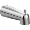 image:imageMoen 3839 Tub Spout with Lift Diverter 7Inch Wall Mount Bathtub Spout Slip Fit CC Connection ChromeMatte Black