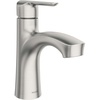 image:imageMoen 84516BZG Findlay Bronzed Gold SingleHandle Bathroom FaucetSpot Resist Brushed Nickel