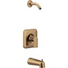 image:imageMoen Genta LX PosiTemp OneHandle Tub and Shower Trim Kit Matte Black T2473NHBLBronzed Gold