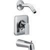 image:imageMoen Genta LX PosiTemp OneHandle Tub and Shower Trim Kit Matte Black T2473NHBLChrome
