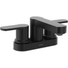 image:imageMoen Laris Matte Black TwoHandle 4 Centerset Modern Bathroom Faucet 84015BLMatte Black