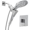 image:imageMoen Revyl Matte Black SingleHandle 6Spray Tub and Shower Faucet with Valve 7Inch Showerhead and Magnetix Handheld Showerhead 82772BLChrome