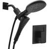 image:imageMoen Revyl Matte Black SingleHandle 6Spray Tub and Shower Faucet with Valve 7Inch Showerhead and Magnetix Handheld Showerhead 82772BLMatte Black
