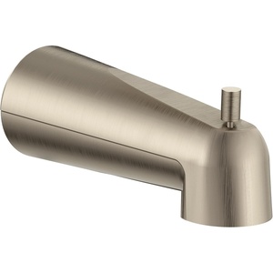 image:imageMoen 3839 Tub Spout with Lift Diverter 7Inch Wall Mount Bathtub Spout Slip Fit CC Connection ChromeChrome