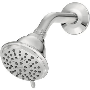image:imageMoen 8Function Shower Head Wall Mount Showerhead with Adjustable Spray Settings Chrome 280W1Brushed Nickel