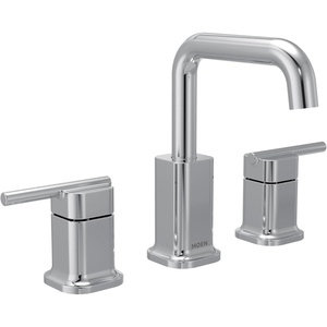image:imageMoen Inara Bronzed Gold Widespread Bathroom Faucet with Drain Assembly for 3Hole Applications 84043BZGChrome