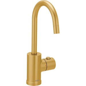 image:imageMoen Instant Hot SIP Faucet with Insulated Spout Brushed Gold 2Step Activation and HandsFree Filling Requires Tank Sold Separately IH7660BGBrushed Gold