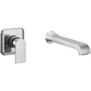 image:imageMoen Genta LX Single Handle Wall Mount Tub Filler Contemporary High Flow Tub Faucet with 10Inch Spout Reach Chrome WT901Chrome