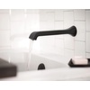 image:imageMoen Genta LX Single Handle Wall Mount Tub Filler Contemporary High Flow Tub Faucet with 10Inch Spout Reach Matte Black WT901BLMatte Black