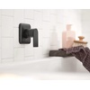 image:imageMoen Genta LX Single Handle Wall Mount Tub Filler Contemporary High Flow Tub Faucet with 10Inch Spout Reach Matte Black WT901BLMatte Black