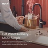 image:imageMoen Instant Hot Water Tank 23 Gallon Under Sink Adjustable Dial 140190F 120V PlugIn DIY Install Kit Included IH2300 amp Modern Brushed Gold Instant Hot SIP Faucet with Insulated SpoutIH7660BG