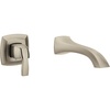 image:imageVoss Brushed Nickel Single Handle Wall Mount Tub Filler High Flow Tub Faucet with 10 Spout Reach WT691BN