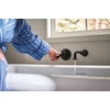 image:imageColinet Chrome Single Handle Wall Mount Tub Filler High Flow Tub Faucet with 10 Spout Reach WTS44501Matte Black