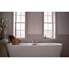 image:imageDoux Brushed Nickel Single Handle Wall Mount Tub Filler High Flow Tub Faucet with 10 Spout Reach WTS981BNChrome