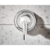 image:imageGlyde Chrome Single Handle Wall Mount Tub Filler High Flow Tub Faucet with 10 Spout Reach WT371