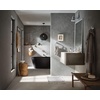 image:imageGlyde Chrome Single Handle Wall Mount Tub Filler High Flow Tub Faucet with 10 Spout Reach WT371