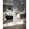 image:imageGlyde Chrome Single Handle Wall Mount Tub Filler High Flow Tub Faucet with 10 Spout Reach WT371