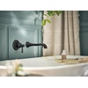 image:imageMoen Belfield Chrome Single Handle Wall Mount Tub Filler High Flow Tub Faucet with 10 Spout Reach WT9021BL