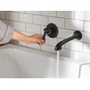 image:imageMoen Dartmoor Matte Black Single Handle Wall Mount Tub Filler High Flow Tub Faucet with 10 Spout Reach WT681BL
