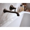 image:imageMoen Dartmoor Oil Rubbed Bronze Single Handle Wall Mount Tub Filler High Flow Tub Faucet with 10 Spout Reach WT681ORBBrushed Nickel