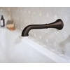 image:imageMoen Dartmoor Oil Rubbed Bronze Single Handle Wall Mount Tub Filler High Flow Tub Faucet with 10 Spout Reach WT681ORBBrushed Nickel